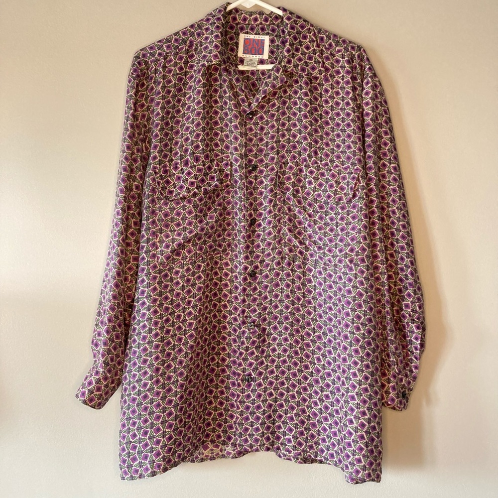 Men’s One Eight Hundred Silk Long Sleeved Shirt S.